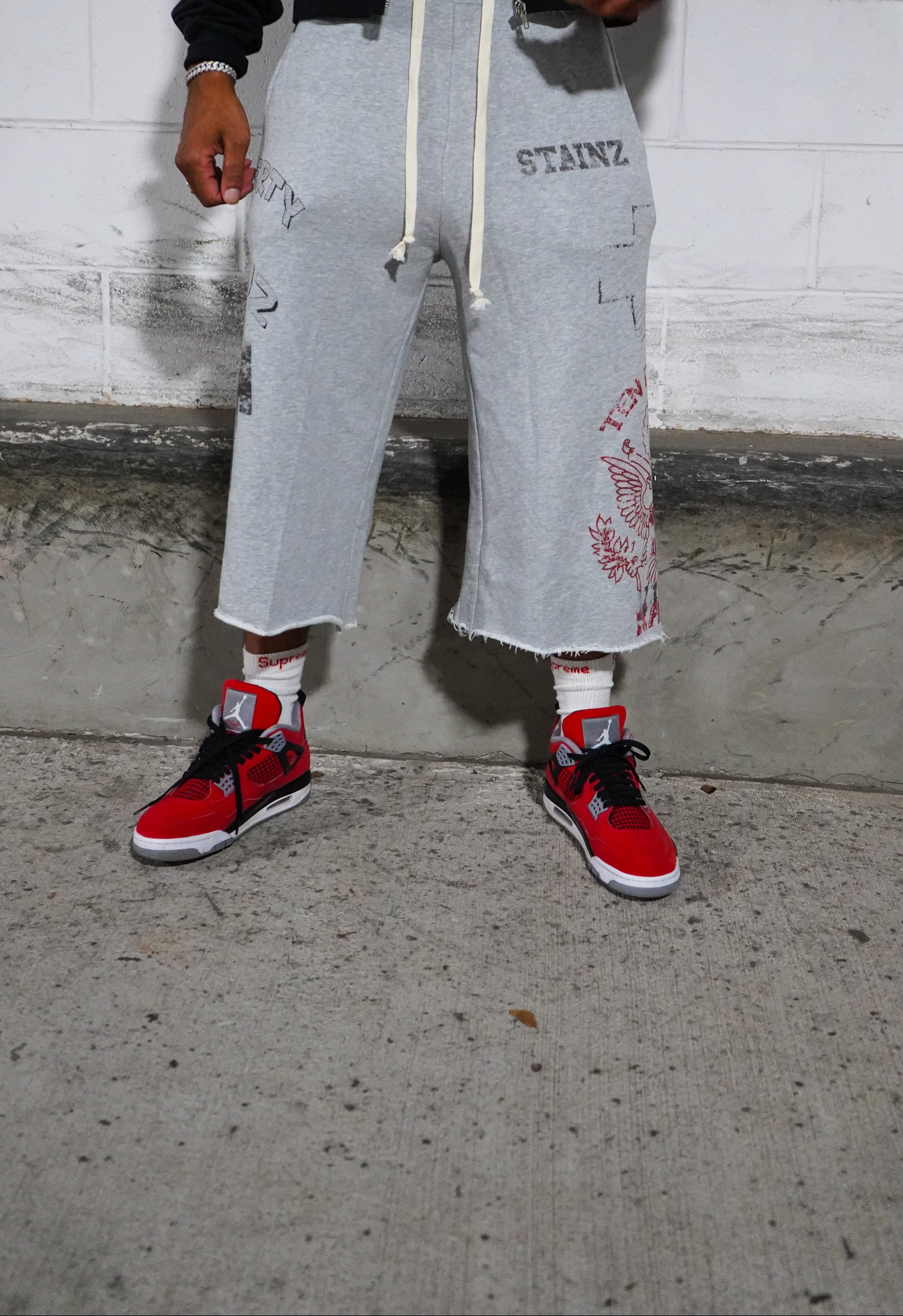 1/3 Grey Jort sweats