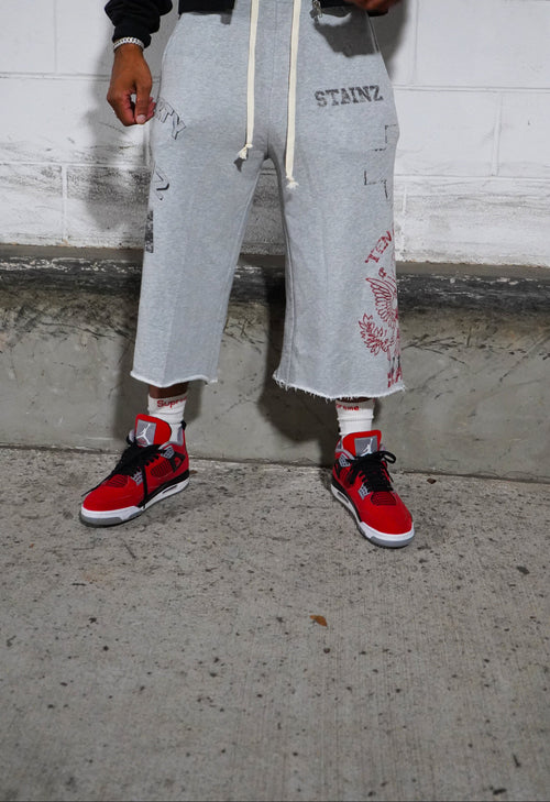 1/3 Grey Jort sweats