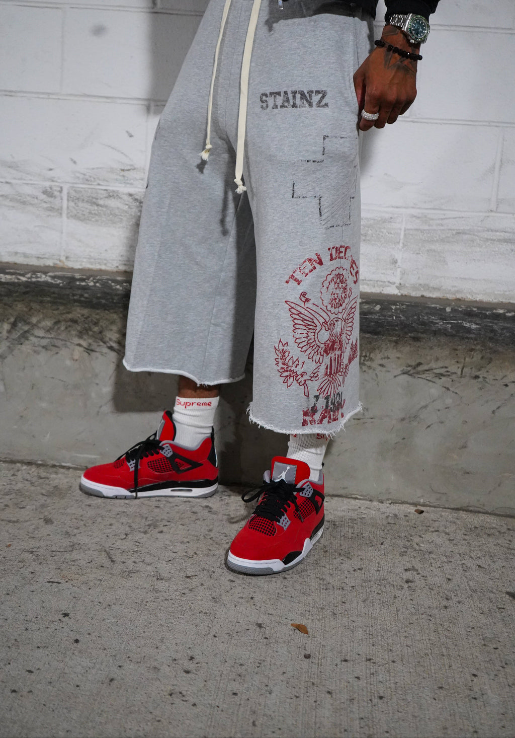 1/3 Grey Jort sweats