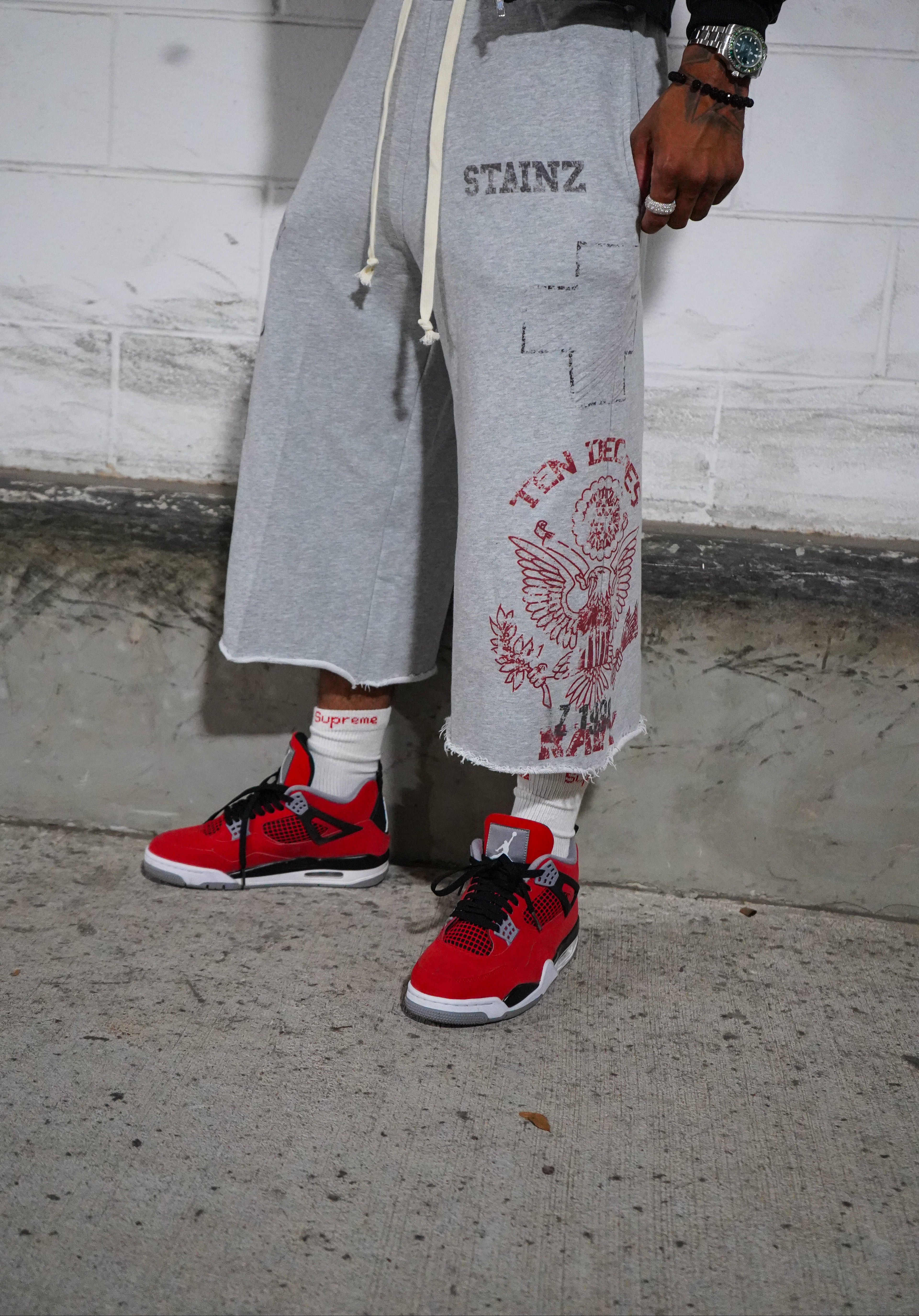 1/3 Grey Jort sweats